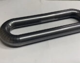 丸パイプのノッチング加工サンプル