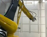 塗装ロボットによるパイプ塗装事例